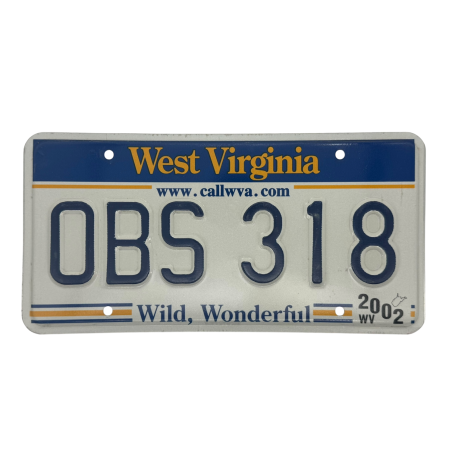 ŠPZ West Virginia