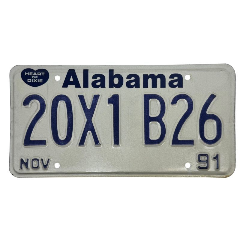 ŠPZ ALABAMA ŠPZ ALABAMA