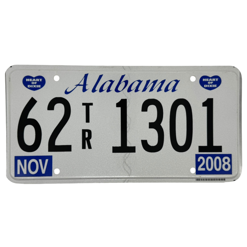 ŠPZ ALABAMA ŠPZ ALABAMA