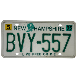 ŠPZ New Hampshire