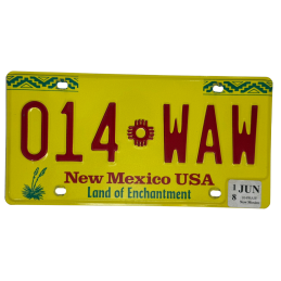 ŠPZ New Mexico