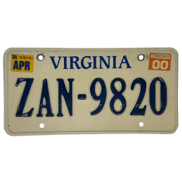 ŠPZ Virginia