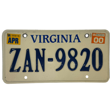 ŠPZ Virginia
