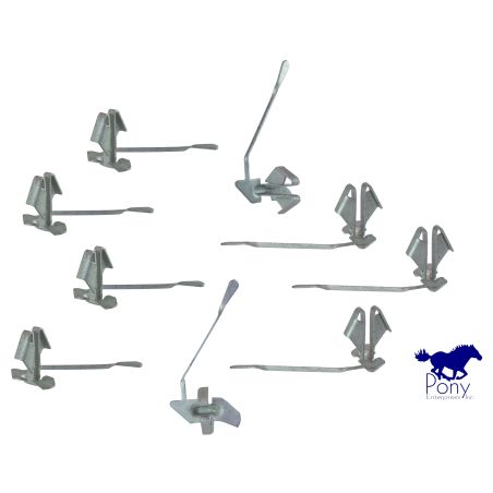 Trunk Lid Molding Clips Fastback (9) 67-68