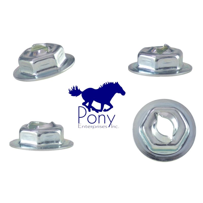 Hood Scoop Emblem Nuts 5/32" (4) 68-70 Hood Scoop Emblem Nuts 5/32" (4) 68-70