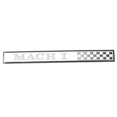 Emblém „Mach 1“ pre palubnú dosku na strane spolujazdca, iba vložka 69-70