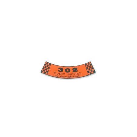 Nálepka na vzduchový filter (302) 4V, 68-69